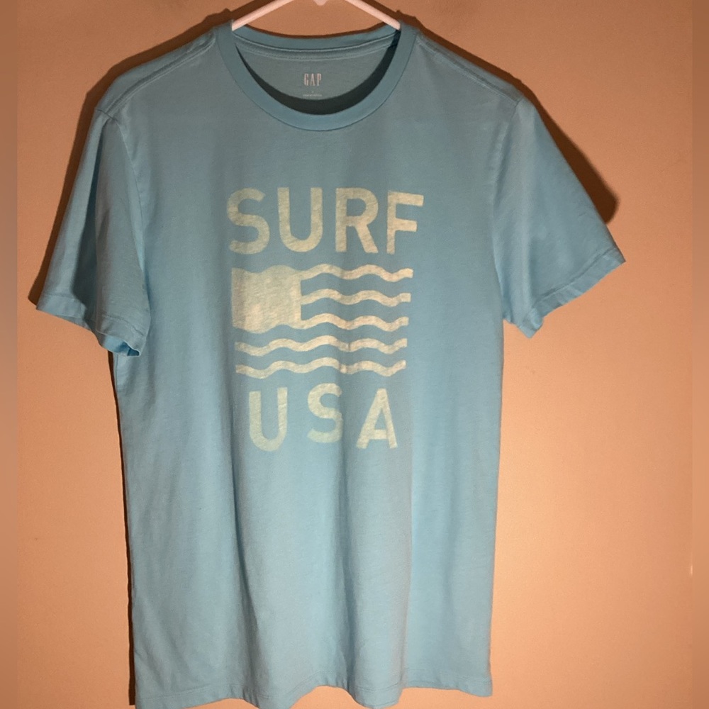 GAP COTTON GRAPHIC TEE - CREW NECK SHORT SLEEVE SMALL
